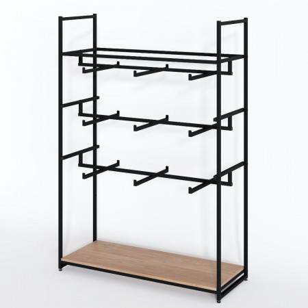 Raft pentru lenjerie in trei niveluri din metal  A-14